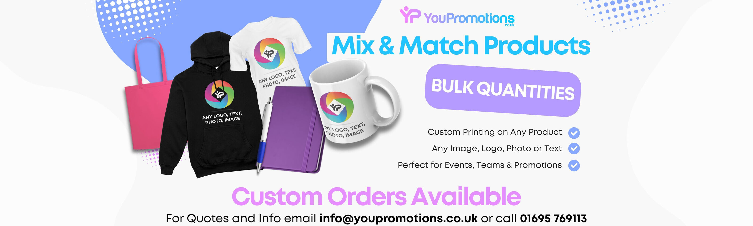 Get in Touch for your Branded Goods