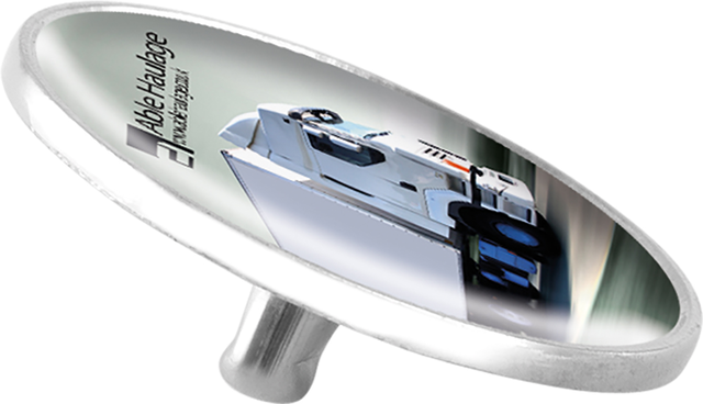 GOLF - Chrome Ball Marker with Spike