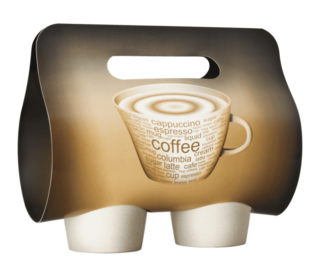 Drinks Carrier - 350gsm Card - Two Pockets