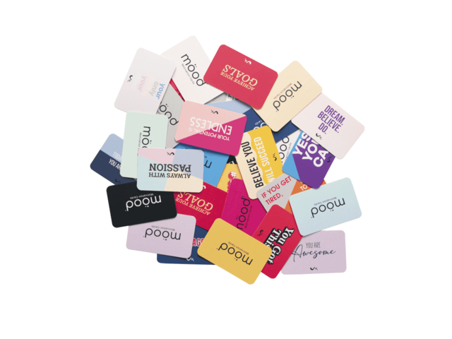 Mood Motivation Cards - 10 Pack Soft Touch Matt Laminated