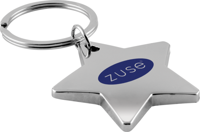 Keyrings - Star Shaped Keyring without Box