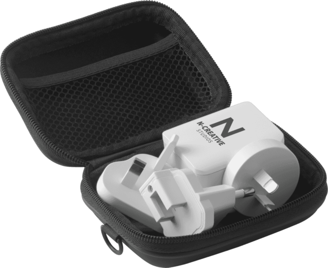 World USB Travel Adaptor with EVA Travel Case